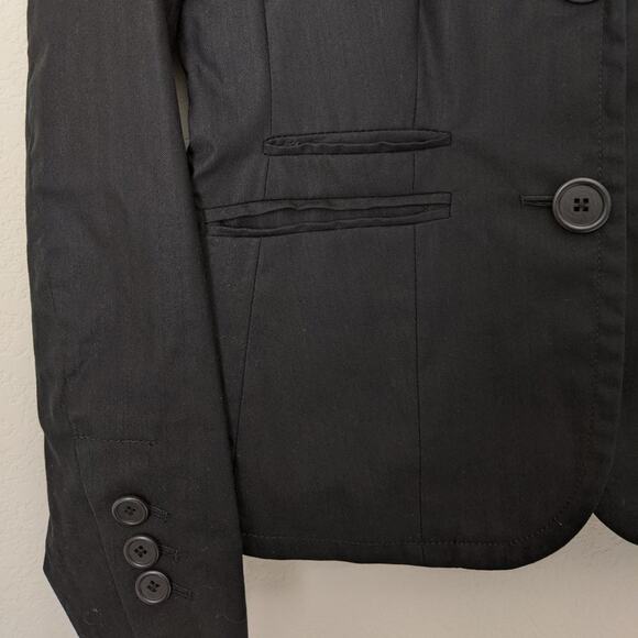 GAP Women's Blazer Black Career Professional Suit Jacket Interview Work Size 4 - Picture 5 of 8
